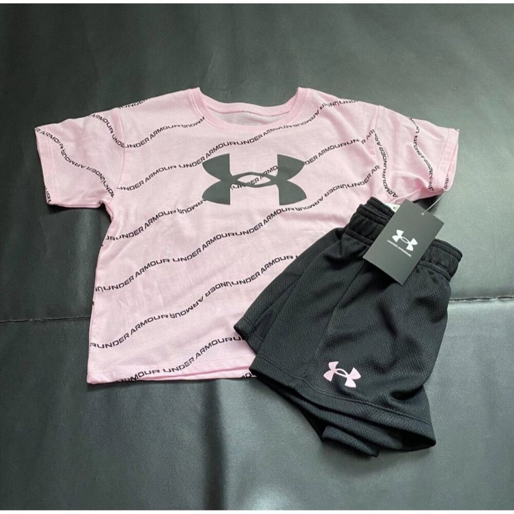 NWT Under Armour Athletic Set Girls Size 6